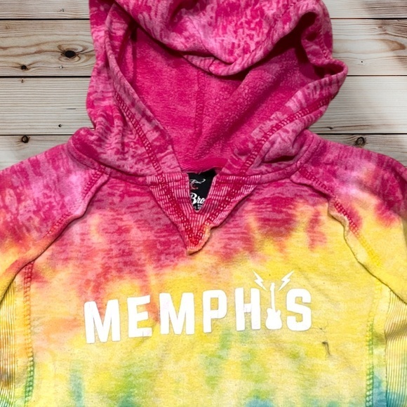 3/$25 Lansky Bros in Memphis tie dye super soft youth medium‎ hoodie - Picture 6 of 6